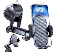 Miracase Soporte Movil Coche [2025 Ventosa Potente] Suporte Telemovel Carro en Salpicadero, Rotación 360° Ventosa Movil Compatibilidad con iPhone y Telefono de 4-7.2"