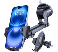 Miracase Soporte de teléfono para Coche, salpicadero, Parabrisas, Escritorio, 4 en 1, Soporte para teléfono móvil, Soporte Giratorio de 360° para iPhone, Samsung, Todos los teléfonos Inteligentes de