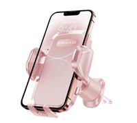 Miracase Soporte para teléfono de Coche, Gancho de Acero Doble Ultra Estable: Soporte de ventilación de Coche, rotación de 360° para iPhone/Samsung/Oneplus/Huawei y Todos los teléfonos móviles de 4.5