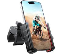 Miracase Soporte para teléfono móvil para Bicicleta, Antideslizante y Absorbe los Golpes, Soporte de teléfono móvil Mejorado 2024 para Motocicleta y operación con una Sola Mano, Adecuado para Todos