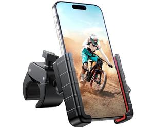 Miracase Soporte para teléfono móvil para Bicicleta, Antideslizante y Absorbe los Golpes, Soporte de teléfono móvil Mejorado 2024 para Motocicleta y operación con una Sola Mano, Adecuado para Todos
