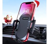Miracase Soporte para teléfono móvil para Coche con boquillas de ventilación [Ajustable y Antideslizante] - Soporte para teléfono de Coche - Ideal para viajeros, Conductores y Apto para Todos los