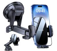 Miracase Soporte para teléfono móvil para Coche, con Ventosa Fuerte, Giratorio 360°, para salpicadero, Parabrisas, para iPhone Galaxy, Todos los Smartphones, Superficie de Espejo