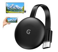 Miracast Wireless HDMI Dongle, 1080P Adaptador HDMI Inalámbrico 2.4/5G, Wireless WiFi Display Dongle, Compatible con iOS, Android, Windows, Mac OS, Airplay, DLNA, Miracast