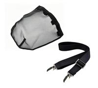 MiracDan Máscara de caballo para caballos - Cubierta de nariz de malla transpirable, protección facial ajustable anti rayos UV, para equitación, entrenamiento y sendero, se adapta a la mayoría de