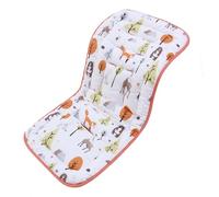Miracle Baby Cojín Carro Bebe,Colchoneta Silla Paseo Universal,Cojín Silla de Paseo para el Cochecito y Asiento de Carro, 100% Algodón (Zorro)
