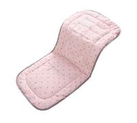 Miracle Baby Cojín Carro Bebe Colchoneta Silla Paseo Universal Transpirable, para el Cochecito y Asiento de Carro 100% Algodón (Cruz Gris Rosa)