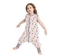 Miracle Baby Saco de dormir de verano con pies, 0,5 Tog, 100% algodón, para bebés, para niños y niñas