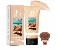 Miracle De Paris Leg Makeup, Miracle De Paris Body Coverage Perfector, All Over Complexion Perfector with Body Makeup Brush, Waterproof Long-Lasting Sweat-Proof Coverage Concealer (#01)