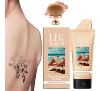 Miracle De Paris Leg Makeup,Miracle De Paris Body Coverage Perfector-Long-Lasting Sweat,All over Complexion Perfector with Brush,All Day Wear That Won’t Budge,Conceals Imperfections & Evens Tone (#1)