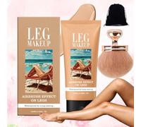 Miracle De Paris Leg Makeup, Miracle De Paris Body Coverage Perfector, Waterproof All Over Complexion Perfector With Extra Large Body Makeup Brush, 48H Long Lasting Wear, Skin-Nourishing (#2)