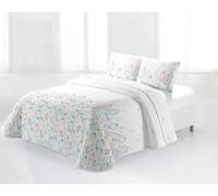 Miracle Home. Colcha Bouti 100% Microfibra cepillada, Ligera y traspirable Nibas Ultras. 250 x 265 cm. Cama 150