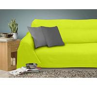 Miracle Home Colcha Multiuso Caiman, 100% Algodón, Pistacho, 220X260