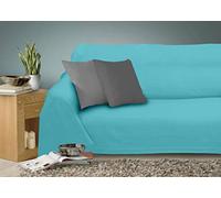 Miracle Home Colcha Multiuso Caiman, 100% Algodón, Verde, 170X260