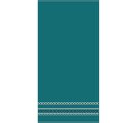 Miracle Home Juego de Cuatro Toallas Maurya, Hecho en Portugal, 50 x 95 cm, 100% algodón, Verde