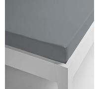 Miracle Home Sábana Bajera térmica, Microfibra, Ajustable y elástica. Coralina. Colores Lisos, Poliéster, Gris, Cama 90, 90 X 200 X 30