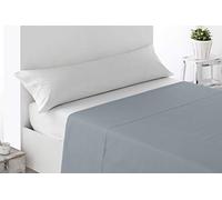 Miracle Home Sábana encimera 270X194, Algodón 50% Poliéster, Gris, Cama 105
