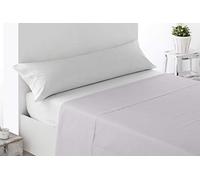 Miracle Home. Sábana encimera Suave y cómoda, 100% Microfibra cepillada, sin Arrugas y Anti-Peeling. 160X270. Cama 90. Crudo