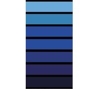 Miracle Home. Toalla Playa algodón Egipcio, 80% algodón, 20% poliéster. Escala Cromática Azul, 90 X 165, Azul, 12022