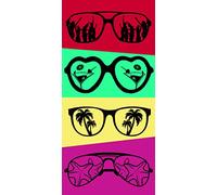 Miracle Home. Toalla Microfibra Sunglasses, 100% Poliéster, 75 X 145 cm. 11750