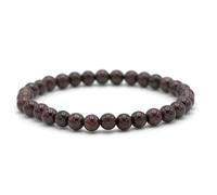 Miracles Minéraux Pulsera Cuentas Piedras Naturales - Energía & Equilibrio | Cuentas redondas de 4-12 mm según variante, elástica para muñecas de unos 17-19 cm, montada a mano cerca de París