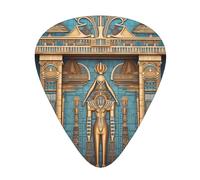 Miraculous Frescoes - Púas de guitarra en tamaños finos, medianos y gruesos, juego de 12 piezas, adecuadas para guitarra eléctrica y varios instrumentos