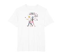Miraculous Ladybug Charming Paris True Love Camiseta, Hombre Tallas Grandes, Blanco, 2X Alto