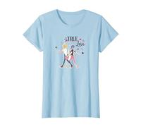 Miraculous Ladybug Charming Paris True Love Camiseta, Mujer, Azul Bebé, 3XL