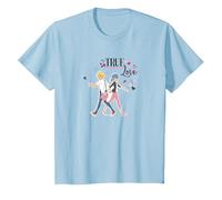 Miraculous Ladybug Charming Paris True Love Camiseta, Niños, Azul Bebé, 6 años