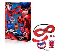 Miraculous Ladybug Disfraz con Accesorios, Akuma Que Cambia de Color y Tikki Kwami de Playmates Toys