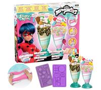 Miraculous Ladybug - Escamas y Batido Slime - Kit de Slime para Niñas y Niños, Juguetes de rol para Niños con Vaso para Batido, Moldes, Slime & Arcilla Ligera, Glaseado y Cobertura (Wyncor)