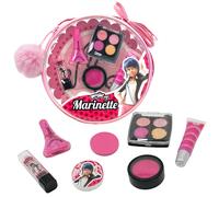 Miraculous Ladybug Kids Makeup Set - 10 Piece Bag with Nail Polish Hair Chalk Stickers & More Curated Gift Sets - Safe Non-Toxic Pretend Play Cosm