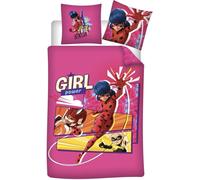 Miraculous Ladybug ' Niña Potencia' Funda para Edredón Y Almohada Individual (US