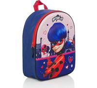 Miraculous Ladybug Super Secret 3D - Mochila para niños | Escuela | Jardín de infancia - Color Azul - dimensiones - 31x25x12 cm