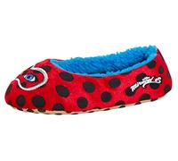 Miraculous Pantuflas de ballet para niñas con forro polar y forro polar, color Rojo, talla 36/37 EU