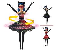 Miraculous Playmates Toys - Muñeca de Moda Hero Switch Ladybug de 10.5 Pulgadas