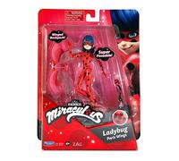 BANDAI - Ladybug: Figuras de Acción de Muñeca articulada Miraculous Ladybug - Lucky Charm Ladybug (P50401)