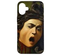 Mirada de Piedra: Medusa por Caravaggio Design Carcasa para iPhone 16 Plus
