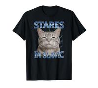 Miradas En Eslavo Meme Cat Camiseta