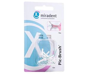 miradent pic-brush ESCOBILLAS Repuesto FINO BLANCO, 12 piezas
