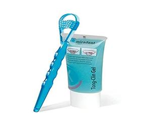 Miradent Tong-Clin Set Gel/Rascador Lengua 50 ml - Lote de 2