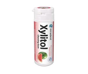 Miradent Xylitol Chewing Gum Wassermelone, 30 pzas Goma de mascar