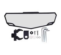 Mirador trasero UTV Espejo a prueba de choques ANGULO HD Centre retrovisor Mirror Diseño ajustable para Polaris RZR XP 1000 XP 4 1000 S 1000 con 1,5 pulgas Barra de rollo Montaje