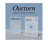 MIRAE Ourturn 4th Mini Album 2 Version SET CD+1p Poster+1p Folding Poster On Pack+88p PhotoBook+1p PhotoCard+1ea Bookmark+1ea DIY Bookmark+1p Message Card+1ea Sticker+Tracking Sealed