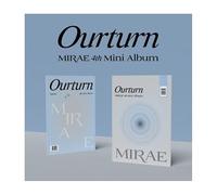 MIRAE Ourturn - Juego de 4º mini álbum 2 versiones, 1 póster + 1 póster plegable en el paquete + libro de fotos de 88 p + 1 tarjeta de fotos + 1 marcador de libros + 1 marcador de bricolaje + 1 tarjeta de mensaje + 1 calcomanía + seguimiento sellado