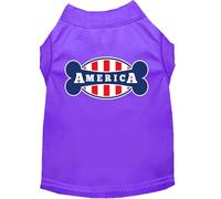 Mirage Bonely in America - Camisa para Perro, Talla XS, Color Morado