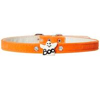 Mirage Ghost Charm Collar, 40,6 cm, Naranja/Terciopelo