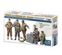 Mirage Hobby 720013 - 1:72 División Blindada Francesa 2ª. Soldados - Nuevo