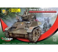 Mirage Hobby 726068 Kit 1:72 Liberación de París Tanque Ligero M3A3