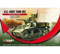 Mirage Hobby 726073 - 1:72 U.S. Tanque Ligero M3 "Dip 1943"